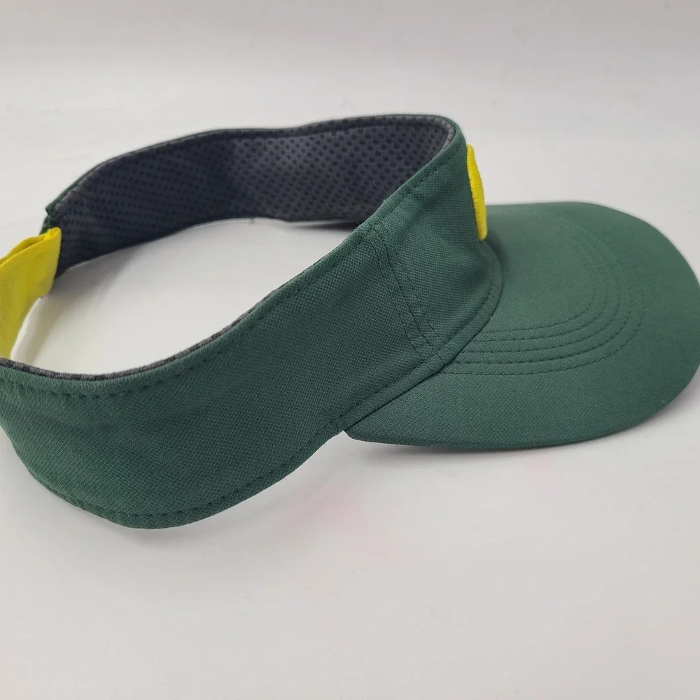 Oregon Ducks Visor Hat Adjustable Nike Green Yellow NCAA Logo Dri-Fit‎ Golf Men